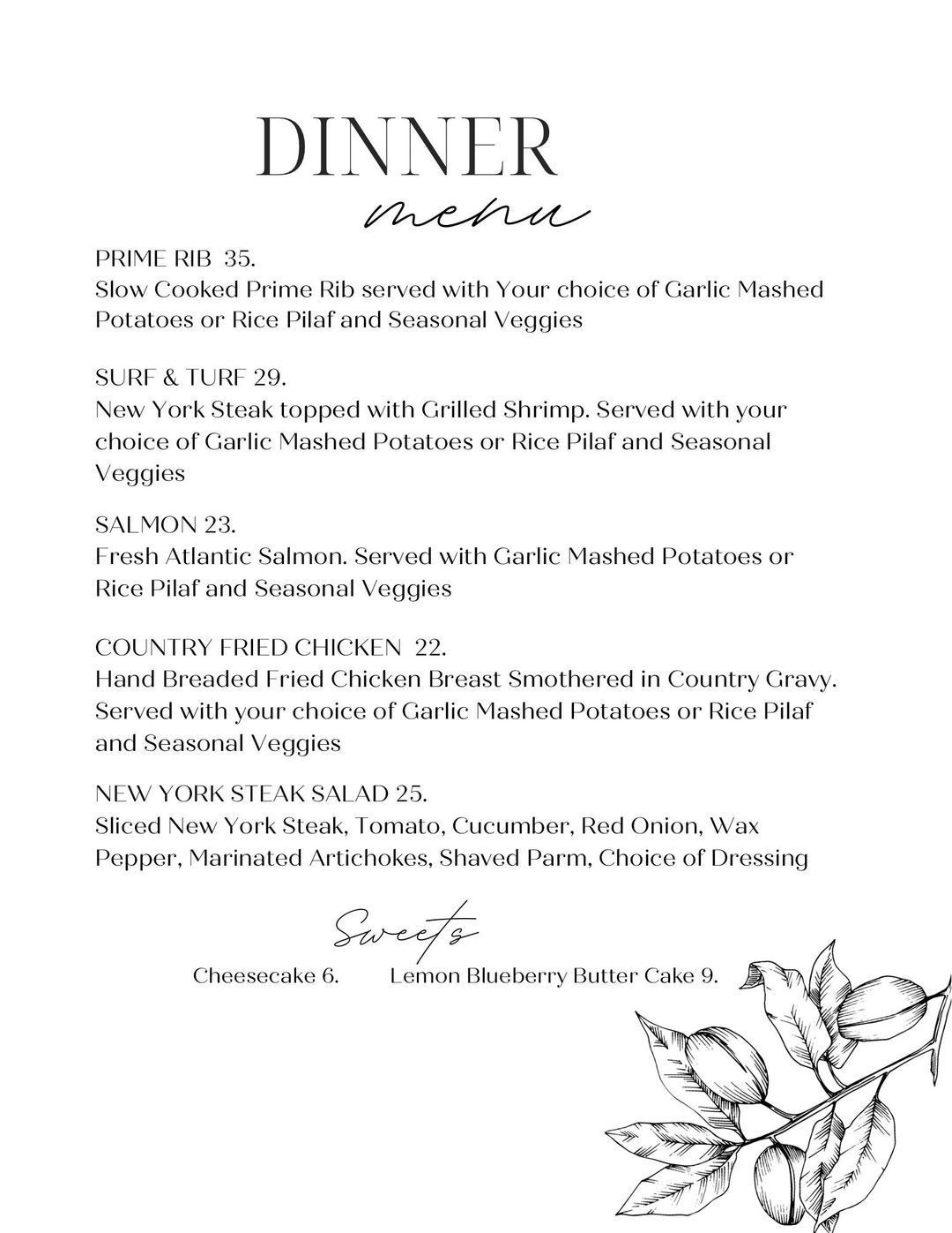 Orchard Bar & Grill Restaurant in Chowchilla, CA